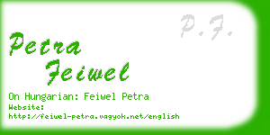 petra feiwel business card